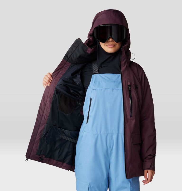 Women's Firefall Insulated Parka, Color: Blackberry, image 9