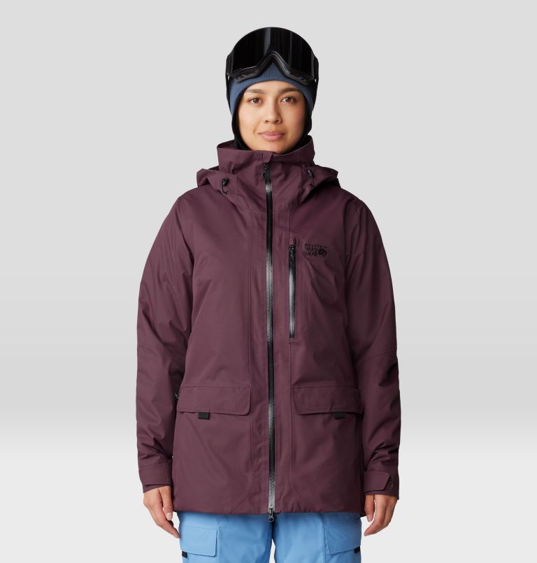 Women's Firefall Insulated Parka, Color: Blackberry, image 1