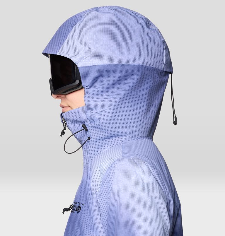 Women's Firefall Insulated Parka, Color: Lapis Dusk Ombre Print, image 11
