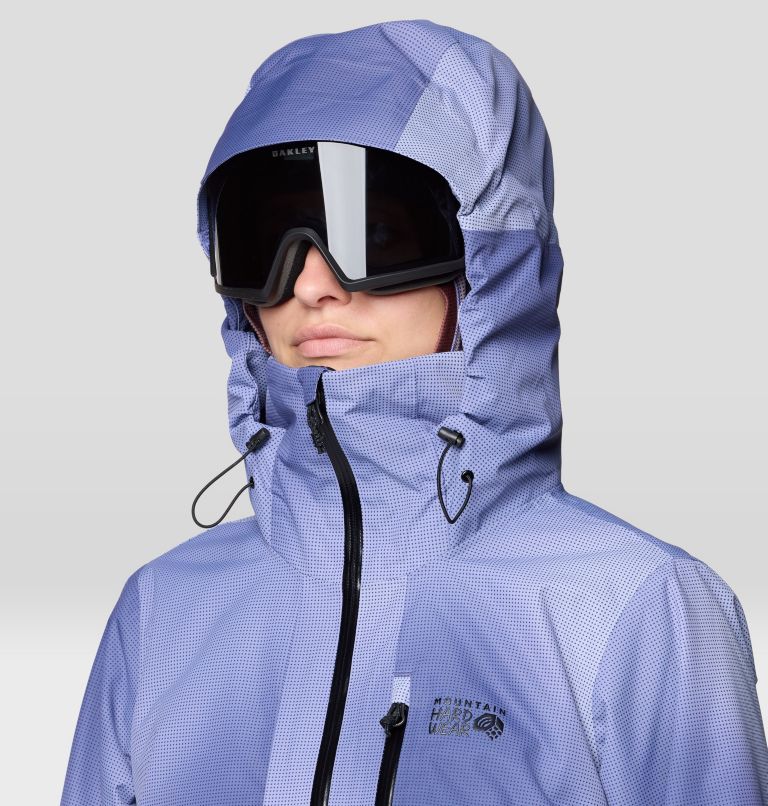 Women's Firefall Insulated Parka, Color: Lapis Dusk Ombre Print, image 7