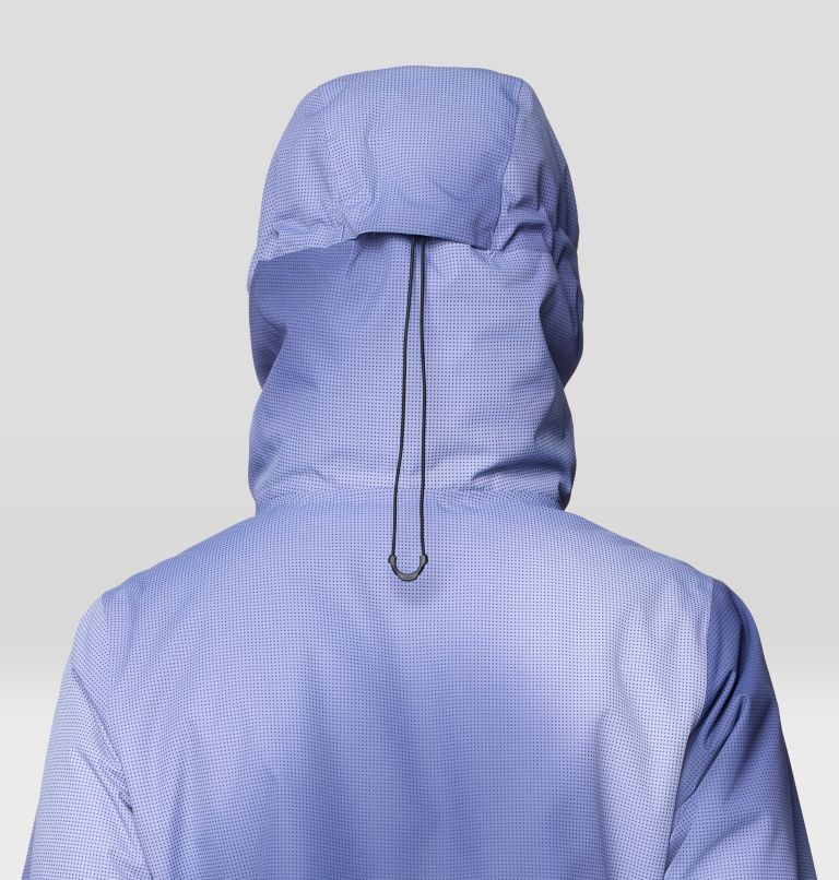 Women's Firefall Insulated Parka, Color: Lapis Dusk Ombre Print, image 8