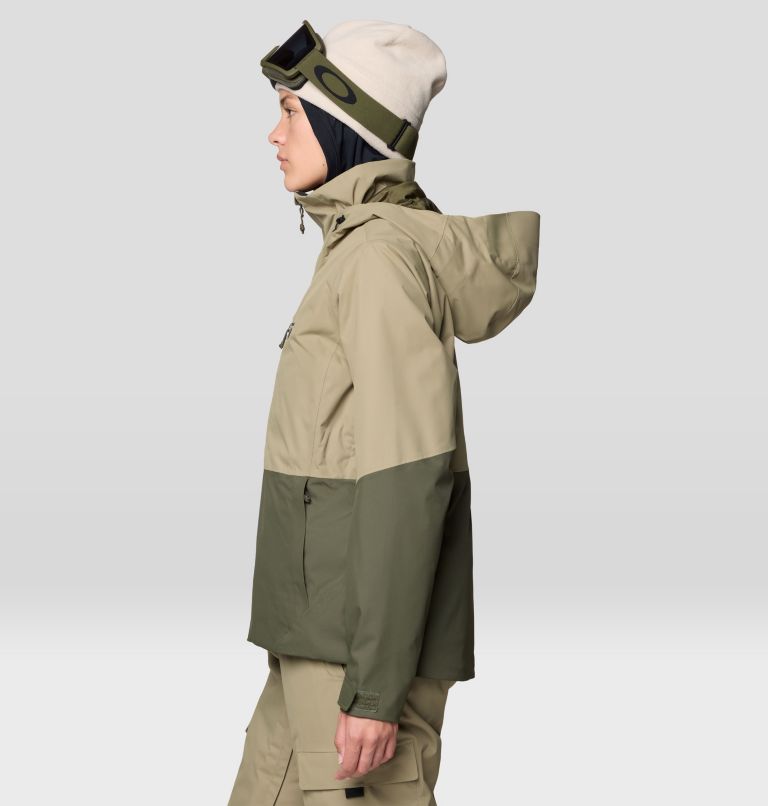 Women's Firefall Insulated Jacket, Color: Landslide, Dark Pine, image 4