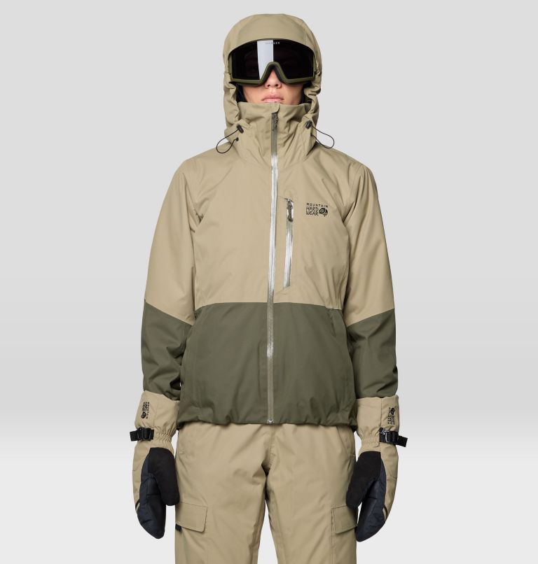 Women's Firefall Insulated Jacket, Color: Landslide, Dark Pine, image 5