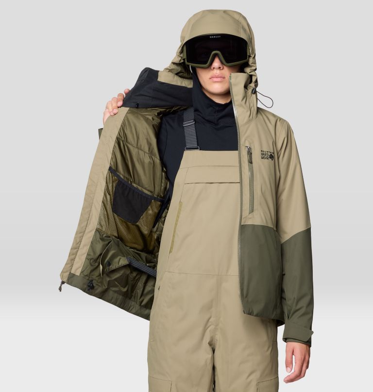 Women's Firefall Insulated Jacket, Color: Landslide, Dark Pine, image 6