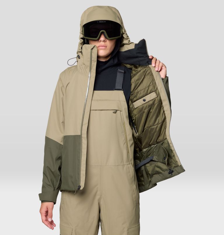 Women's Firefall Insulated Jacket, Color: Landslide, Dark Pine, image 7