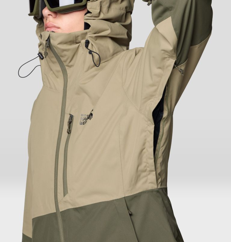 Women's Firefall Insulated Jacket, Color: Landslide, Dark Pine, image 11