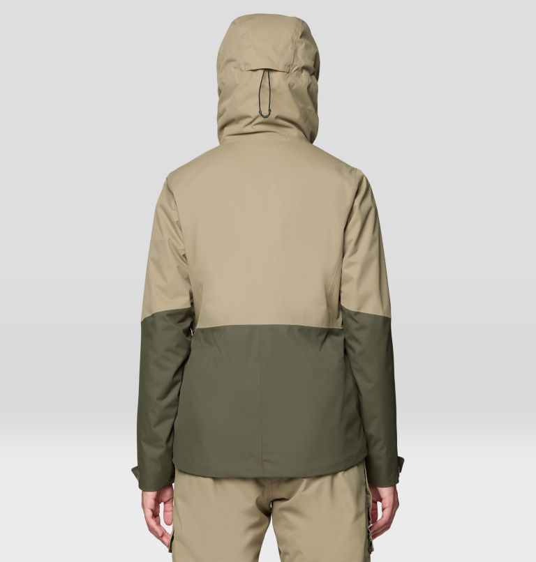 Women's Firefall Insulated Jacket, Color: Landslide, Dark Pine, image 3