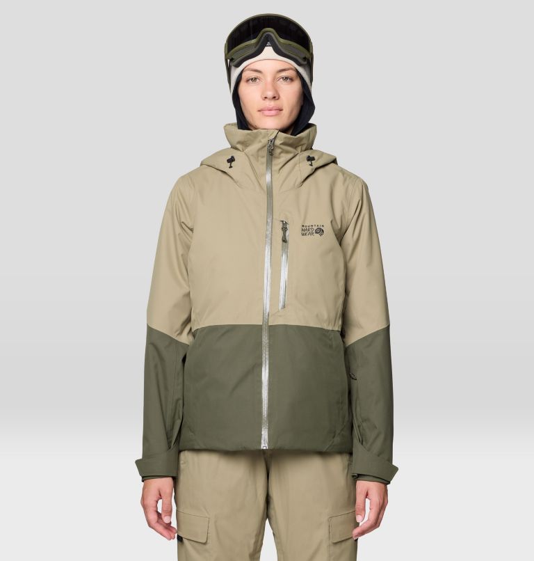 Women's Firefall Insulated Jacket, Color: Landslide, Dark Pine, image 1