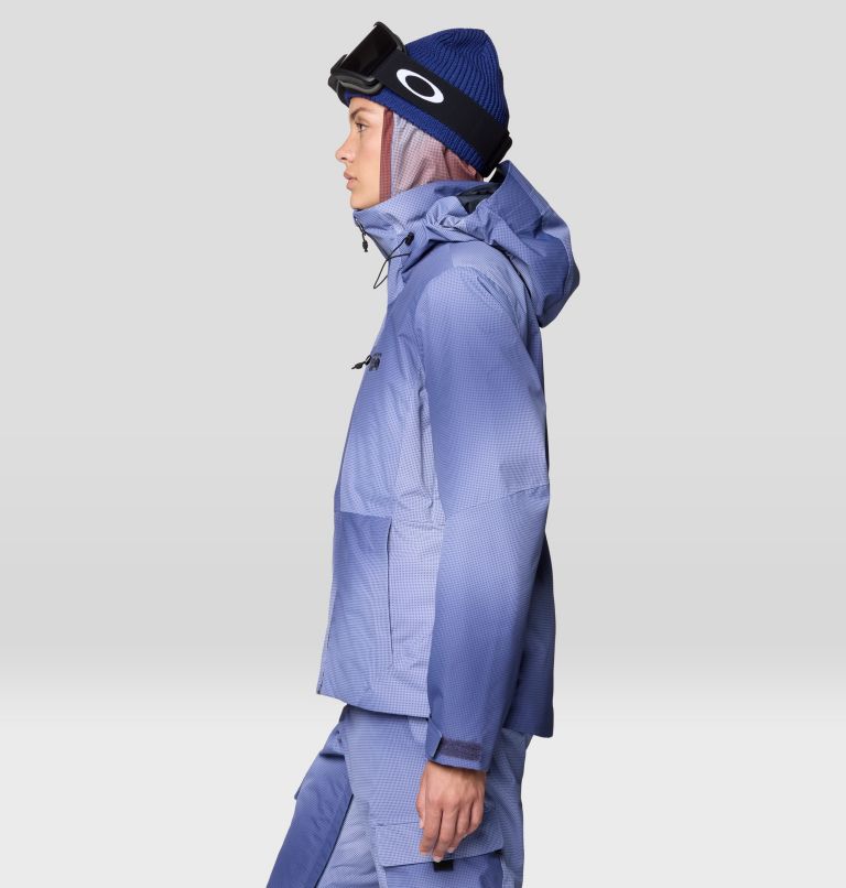 Women's Firefall Insulated Jacket, Color: Lapis Dusk Ombre Print, image 5
