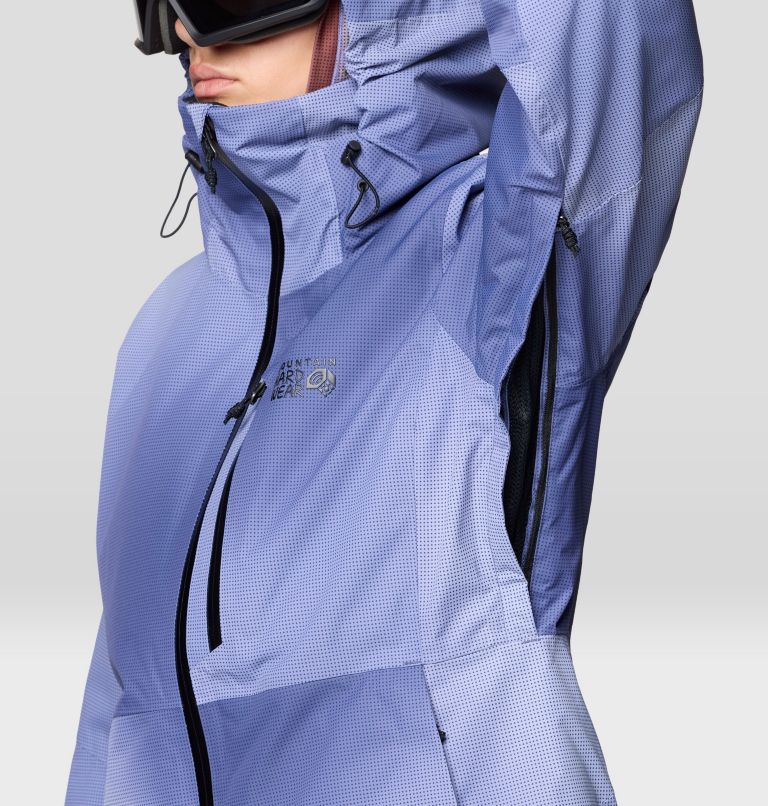 Women's Firefall Insulated Jacket, Color: Lapis Dusk Ombre Print, image 12
