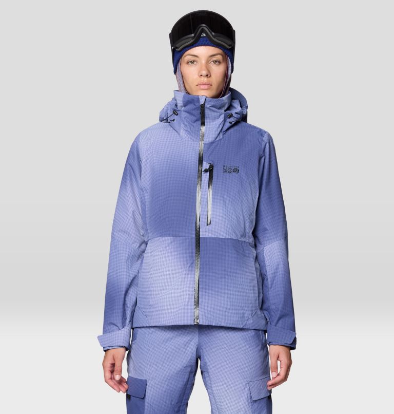 Women's Firefall Insulated Jacket, Color: Lapis Dusk Ombre Print, image 1