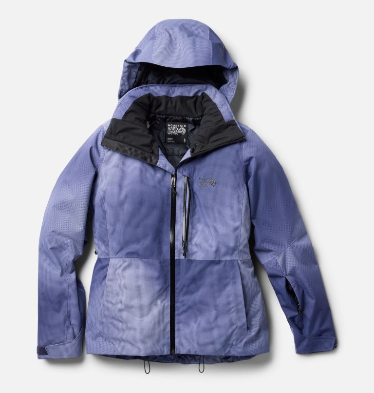 Women's Firefall Insulated Jacket, Color: Lapis Dusk Ombre Print, image 3