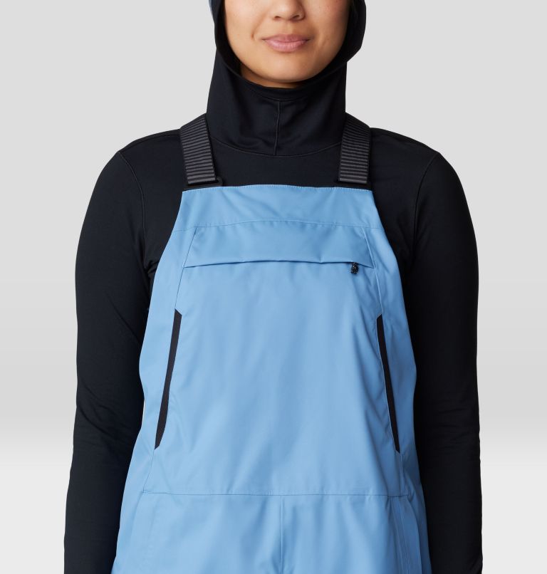 Women's Firefall Bib, Color: Nitric Blue, image 5