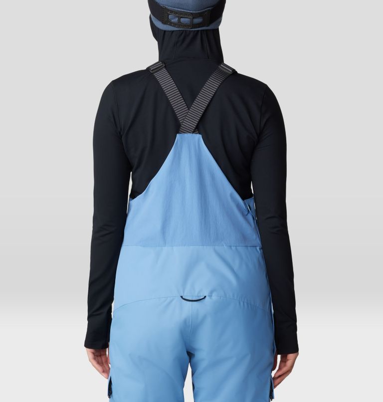 Women's Firefall Bib, Color: Nitric Blue, image 7