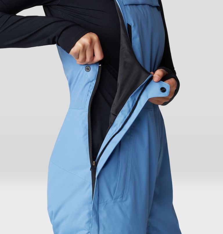 Women's Firefall Bib, Color: Nitric Blue, image 8
