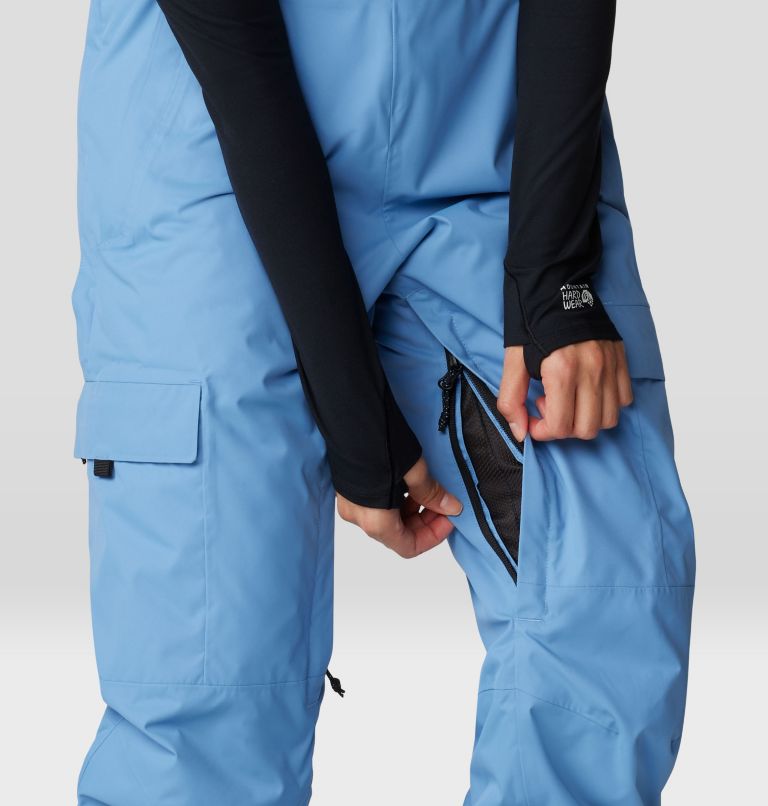 Women's Firefall Bib, Color: Nitric Blue, image 9