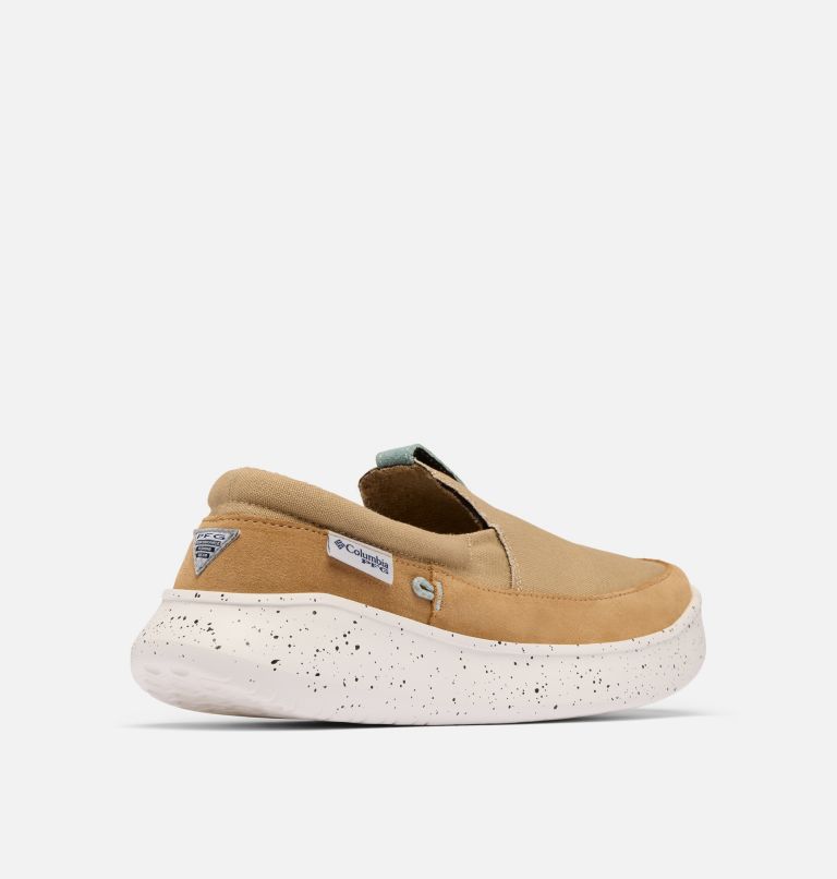 Men's PFG Boatside Shoe, Color: Beach, Crushed Blue, image 9