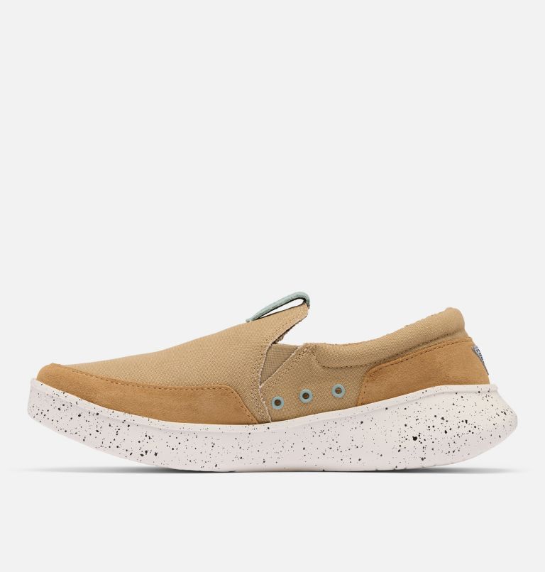 Men's PFG Boatside Shoe, Color: Beach, Crushed Blue, image 5