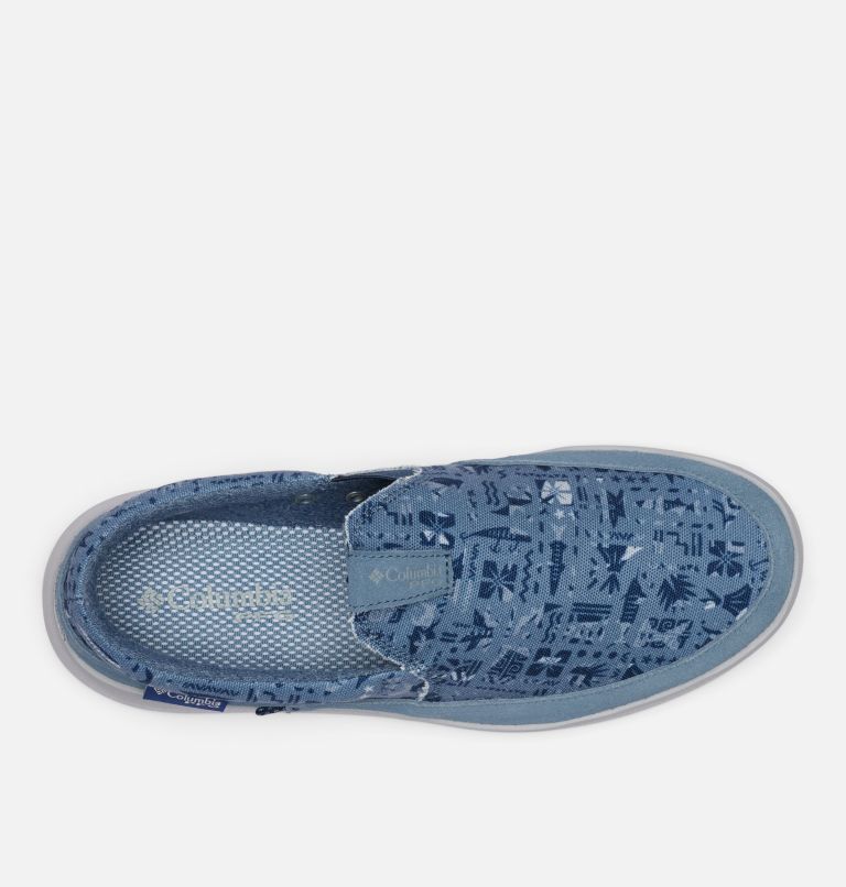 Men's PFG Boatside Shoe, Color: Mountain, Collegiate Navy, image 4