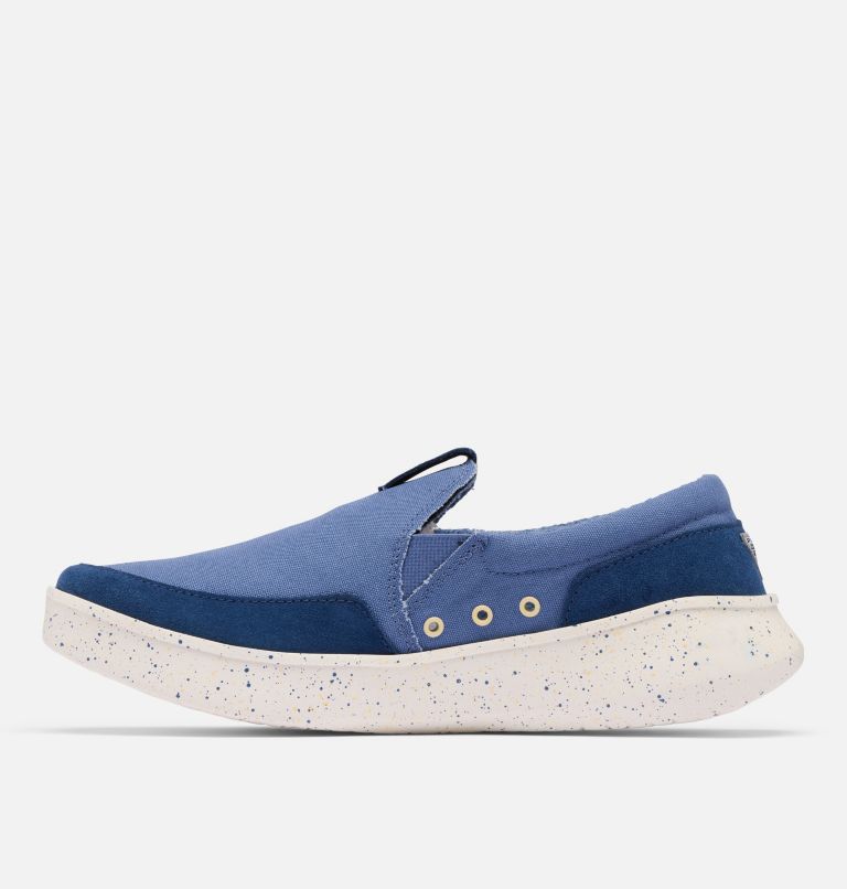 Men's PFG Boatside Shoe, Color: Bluebell, Lemon Wash, image 6