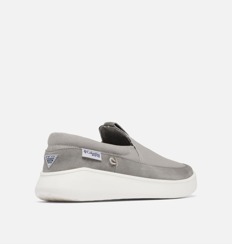 Men's PFG Boatside Shoe - Wide, Color: Ti Titanium, Ancient Fossil, image 9