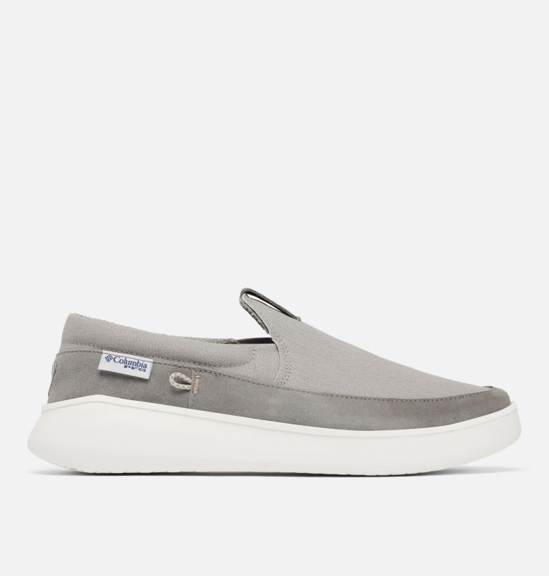 Men's PFG Boatside Shoe - Wide, Color: Ti Titanium, Ancient Fossil, image 1