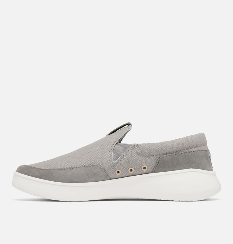 Men's PFG Boatside Shoe - Wide, Color: Ti Titanium, Ancient Fossil, image 6