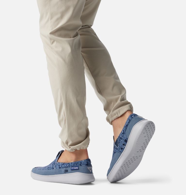 Men's PFG Boatside Shoe - Wide, Color: Mountain, Collegiate Navy, image 10