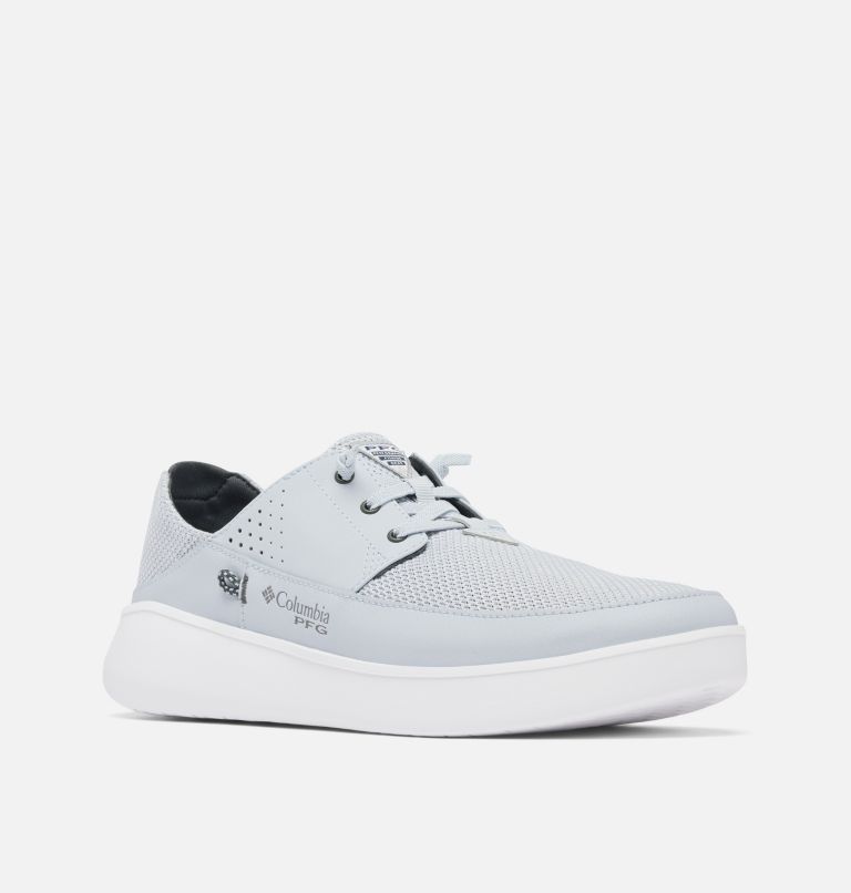 Men's PFG Boatside Breathe Relaxed Shoe, Color: Cirrus Grey, Grill, image 3