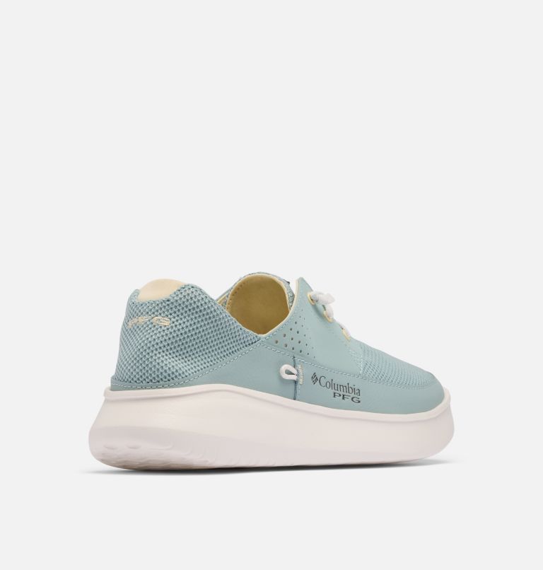 Men's PFG Boatside Breathe Relaxed Shoe, Color: Crushed Blue, Lemon Wash, image 9