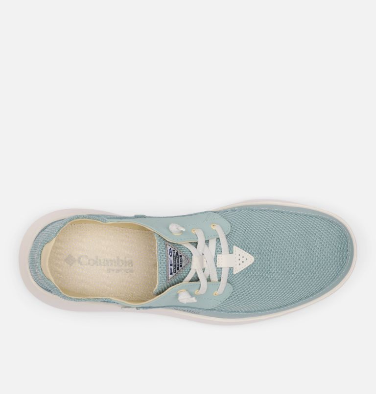 Men's PFG Boatside Breathe Relaxed Shoe, Color: Crushed Blue, Lemon Wash, image 4