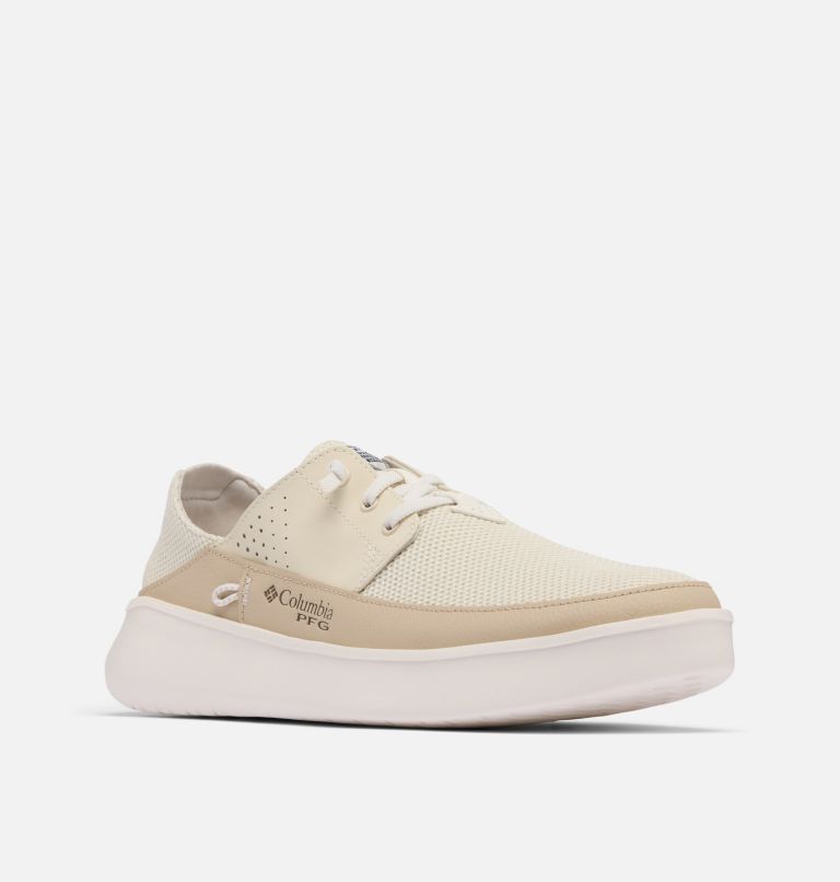 Men's PFG Boatside Breathe Relaxed Shoe - Wide, Color: Stone, Fossil, image 2