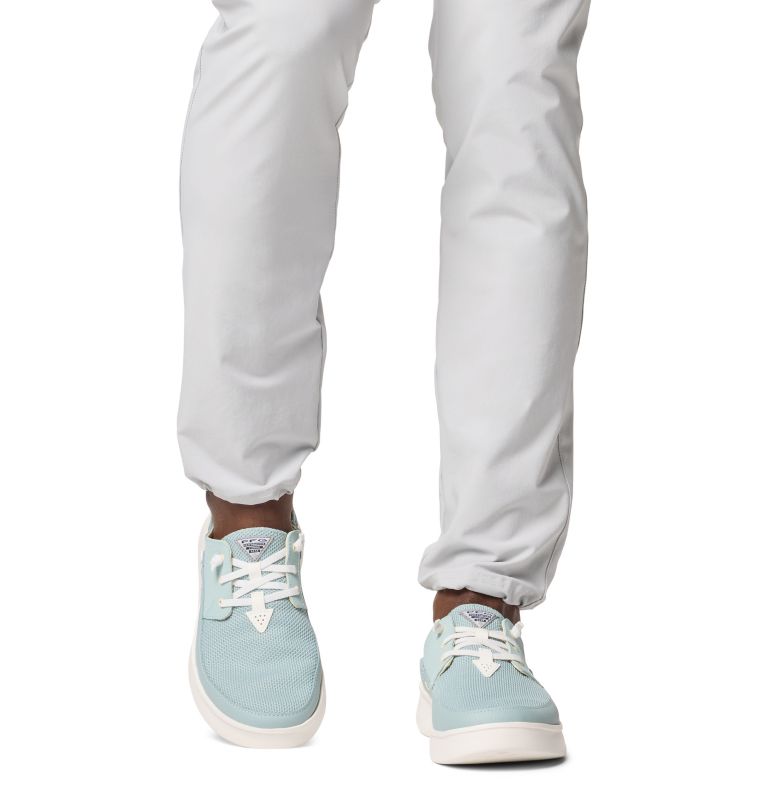 Men's PFG Boatside Breathe Relaxed Shoe - Wide, Color: Crushed Blue, Lemon Wash, image 10