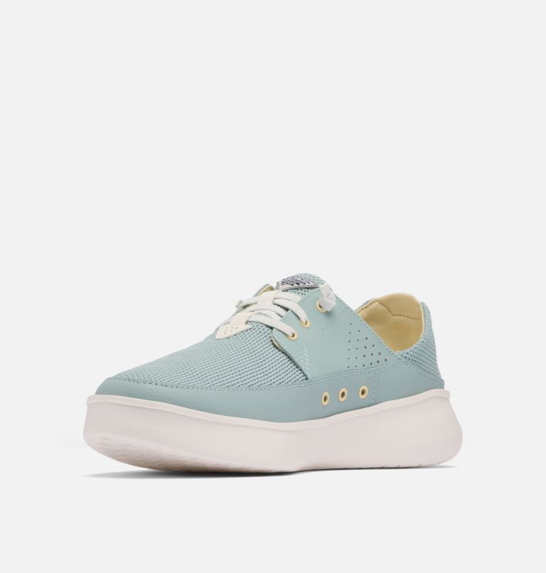 Men's PFG Boatside Breathe Relaxed Shoe - Wide, Color: Crushed Blue, Lemon Wash, image 6