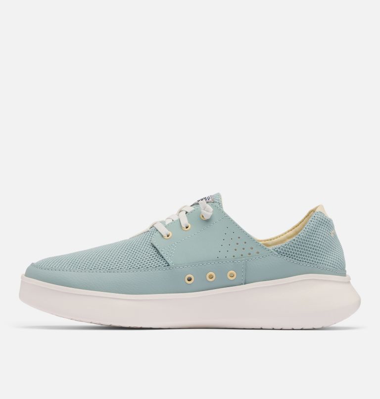 Men's PFG Boatside Breathe Relaxed Shoe - Wide, Color: Crushed Blue, Lemon Wash, image 5