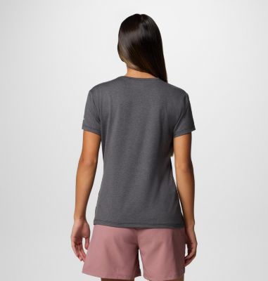 Women's Sloan Ridge Technical Graphic T-Shirt, Color: Black, Find Your Trail, image 16