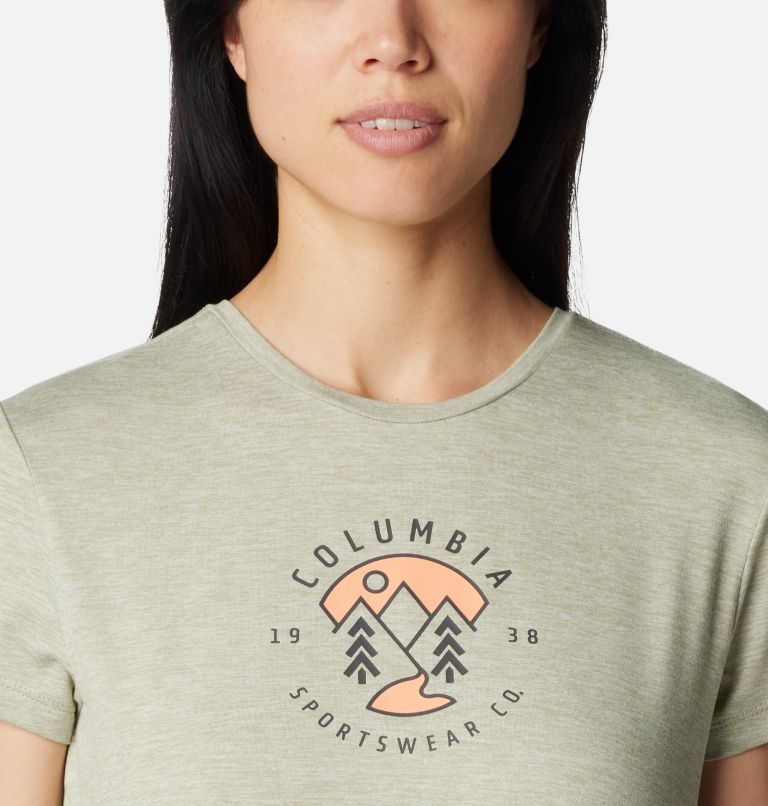T-shirt imprimé à manches courtes Sloan Ridge pour femme, Color: Safari Heather, Naturally Boundless, image 4