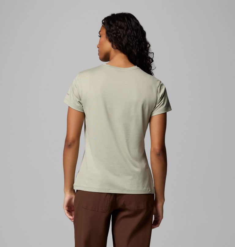 Camiseta técnica estampada Sloan Ridge para mujer, Color: Safari, Linear Landscape, image 3