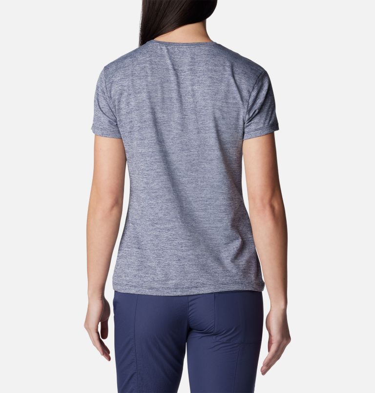 Camiseta técnica estampada Sloan Ridge para mujer, Color: Nocturnal Heather, Naturally Boundless, image 2