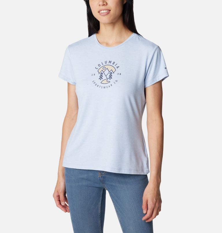 T-shirt imprimé à manches courtes Sloan Ridge pour femme, Color: Whisper Heather, Naturally Boundless, image 1