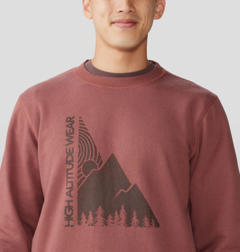 Jagged Peak Pullover Crew | 643 | XL, Color: Clay Earth, image 4