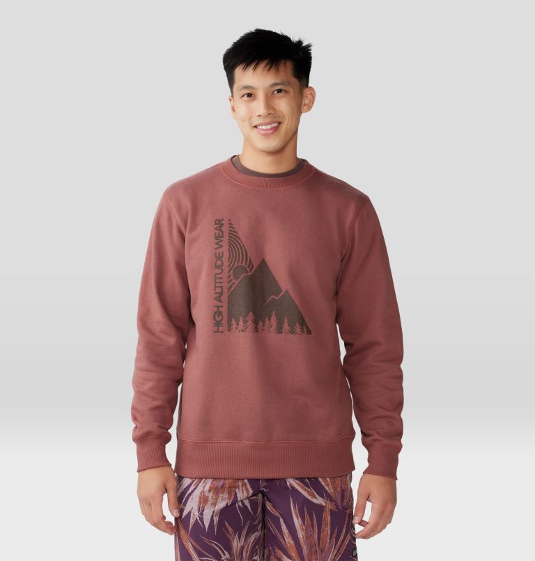 Jagged Peak Pullover Crew | 643 | XL, Color: Clay Earth, image 1