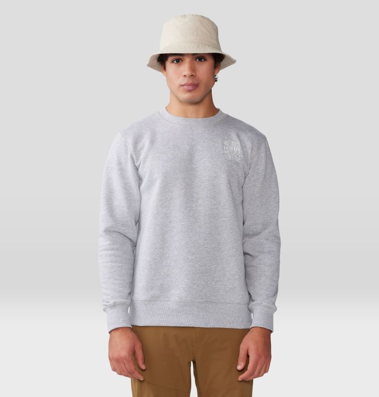 Chandail à col rond MHW Abstract Type Homme, Color: Hardwear Grey Heather, image 5