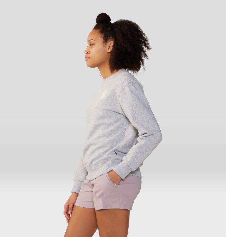 Women's Spiral Pullover Crew, Color: Hardwear Grey Heather, image 3