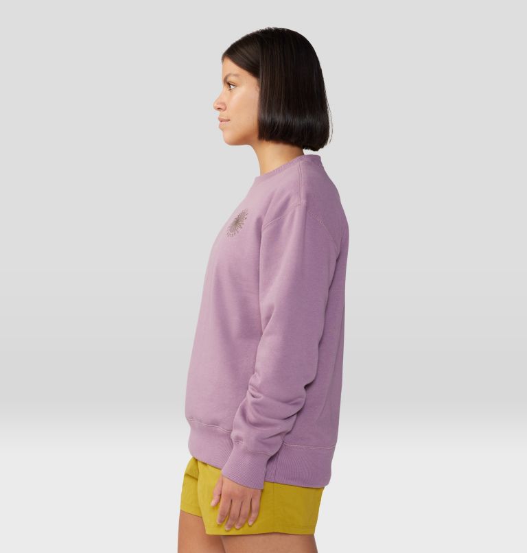 Women's Spiral Pullover Crew, Color: Dark Daze, image 3