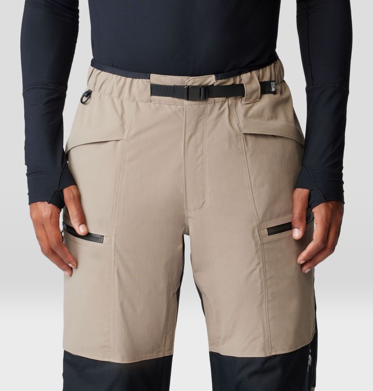 Men's First Tracks Pant, Color: Dunes, Black, image 5