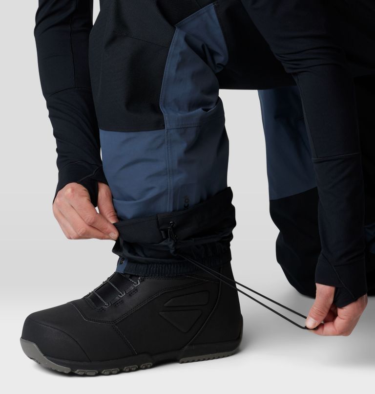 Men's First Tracks Pant, Color: Moon Blue, Black, image 8