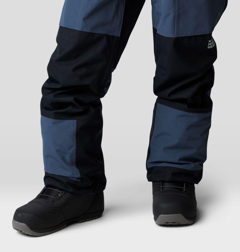 Men's First Tracks Pant, Color: Moon Blue, Black, image 9