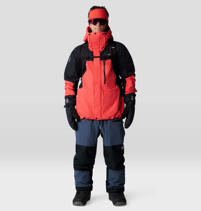 Men's First Tracks Pant, Color: Moon Blue, Black, image 10
