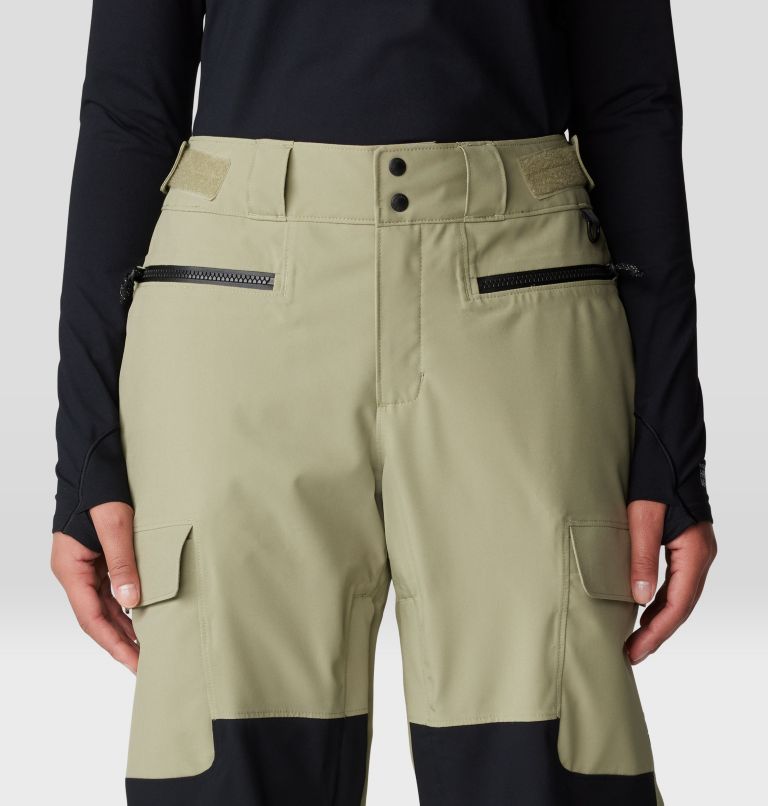 Women's Powder Maven Pant, Color: Mantis Green / Black, image 5